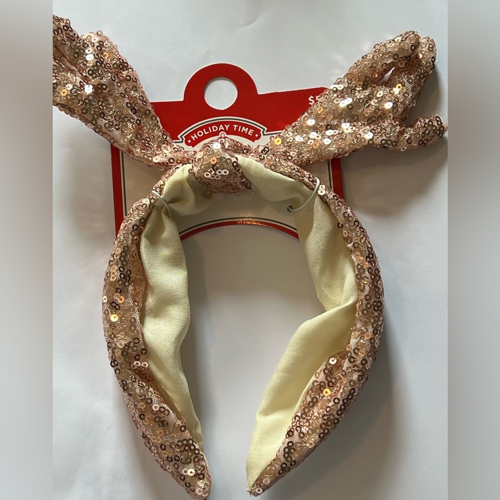 Christmas headband glittery